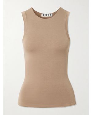 ÉTERNE Modal-Blend Jersey Tank - Natural