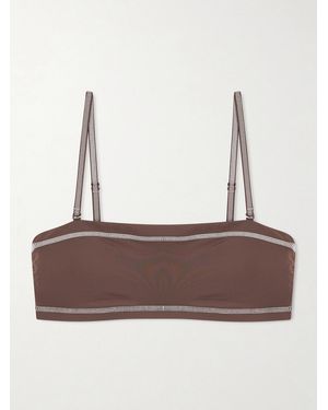 STAUD Sara Bikini Top - Brown