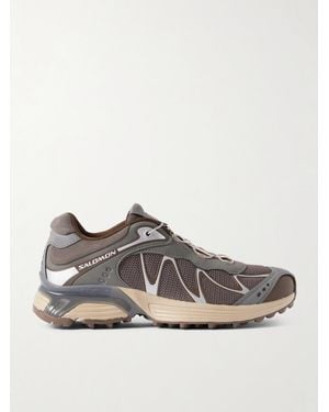 Salomon Xt-Whisper Sneakers Aus Mesh Mit Gummibesätzen - Grau
