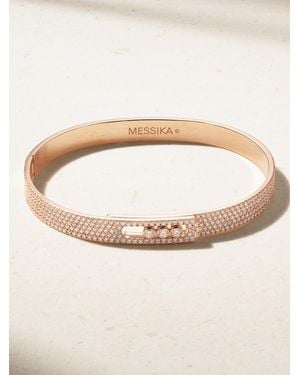 Messika Move Noa 18-Karat Rose Diamond Bracelet - Natural