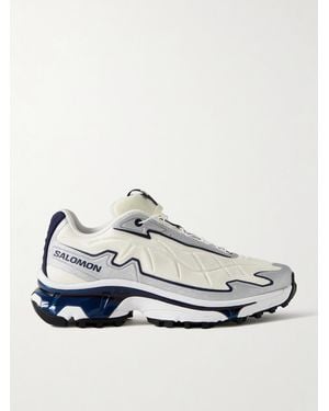 Salomon Xt-Slate Sneakers Aus Mesh Mit Gummibesätzen - Blau