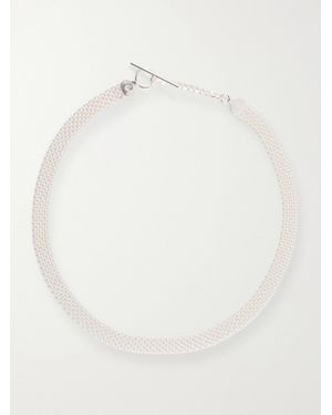 Loren Stewart Sterling Necklace - White