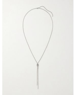 TOTEME Rhodium-Plated Necklace - White