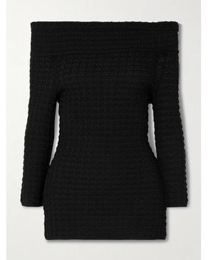 Isabel Marant Dermotte Open-Knit Top - Black