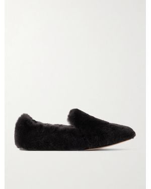 Le Monde Beryl Orlando Shearling Loafers - Black