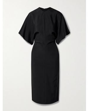 FFORME Ekani Midikleid Aus Seide - Schwarz