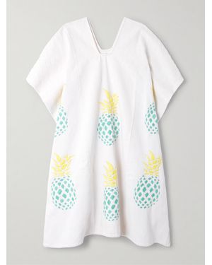 Pippa Holt Embroidered Cotton Huipil - White