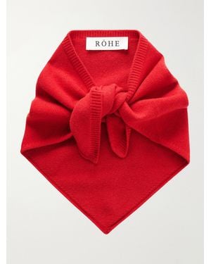 Rohe Wool-Blend Scarf - Red