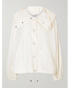 Rohe Hooded Taffeta Jacket - Natural