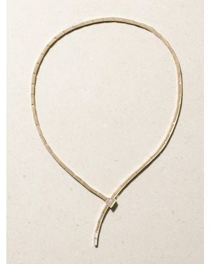 Lucy Delius Collier En Or 14 Carats (585/1000) Et Diamants The Lucky One Crossover - Neutre