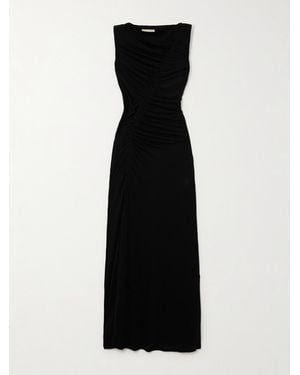 Ulla Johnson Natalia Lyocell-Jersey Maxi Dress - Black
