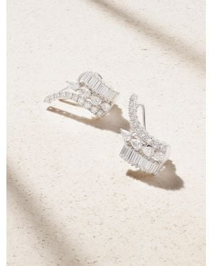 YEPREM 18-Karat Diamond Earrings - Natural