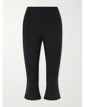 The Park Allison Capri Scuba Trousers - Black