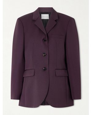 Veronica de Piante Fini Wool Blazer - Purple