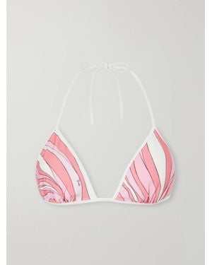 PUCCI Printed Bikini Top - Pink