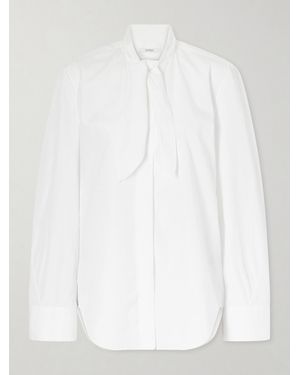Givenchy Tie-Detailed Cotton Shirt - White