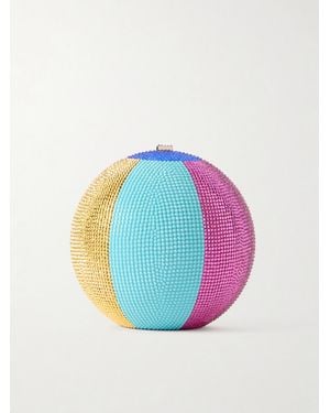 Judith Leiber Sphere Crystal-Embellished-Tone Clutch - Blue