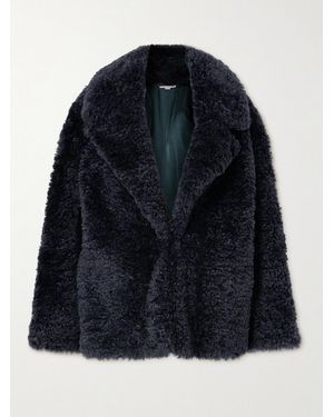 Stella McCartney Faux Shearling Jacket - Blue
