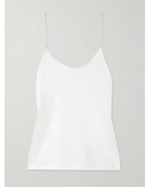 Alaïa Embellished Knitted Camisole - White