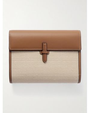 Hunting Season Clutch Aus Fiqué-Fasern Und Leder - Natur