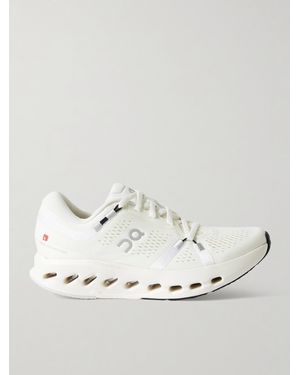 On Shoes Cloudsurfer 2 Rubber-Trimmed Mesh Trainers - Natural