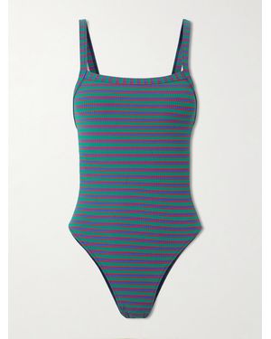 Lido Trentanove Striped Ribbed Swimsuit - Blue