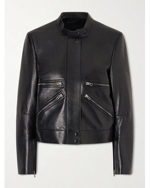 Tom Ford Bikerjacke Aus Leder - Schwarz