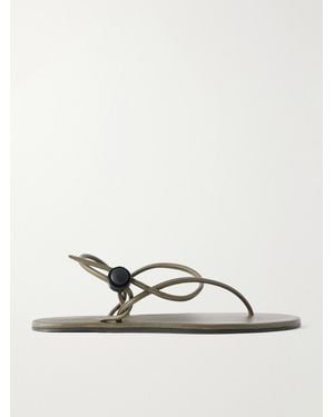 Jamie Haller The String Theory Leather Thong Sandals - Natural