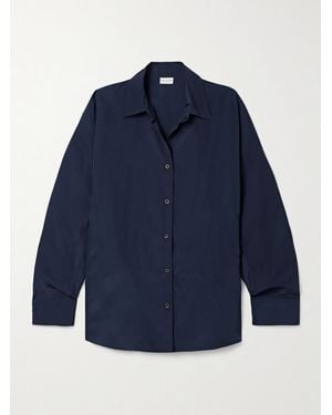 Dries Van Noten Crepe De Chine Shirt - Blue