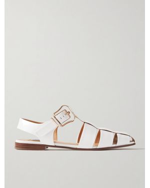 Gabriela Hearst Zoey Sandalen Aus Leder - Mettallic