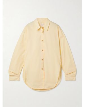 KHAITE Goya Cotton-Poplin Shirt - Natural