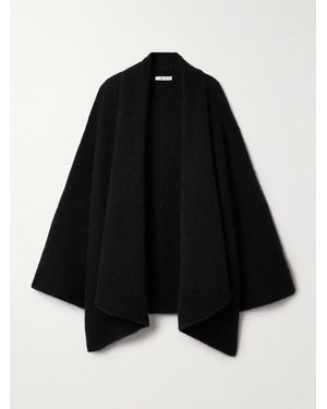 The Row Gilvia Oversized-Cardigan Aus Einer Gebürsteten Kaschmir-Seidenmischung - Schwarz