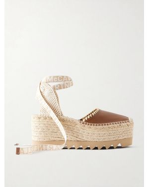 Stella McCartney Gaia Espadrille Wedge - Natural