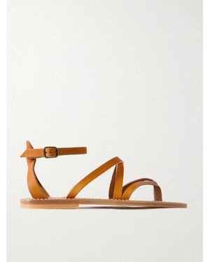 K. Jacques Epicure Leather Sandals - Brown