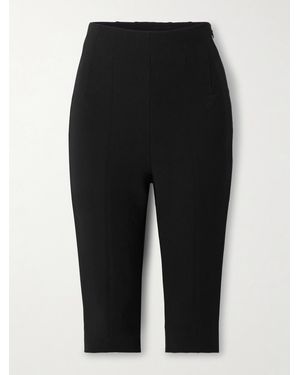Jacquemus The Capri Stretch-Crepe Shorts - Black