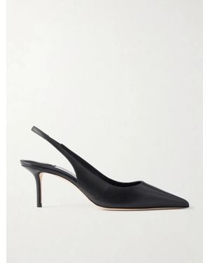 Jimmy Choo Love 65 Leather Court Shoes - Black