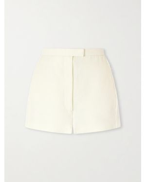KHAITE Blane Linen Shorts - Natural