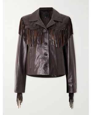 Nili Lotan Eloi Suede Jacket - Black