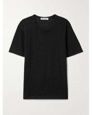 ÉTERNE Boyfriend Cashmere-Jersey T-Shirt - Black