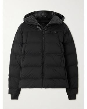 On Shoes Challenger Hooded Quilted Grosgrain-Trimmed Shell And Recycled-Ripstop Jacket - Black