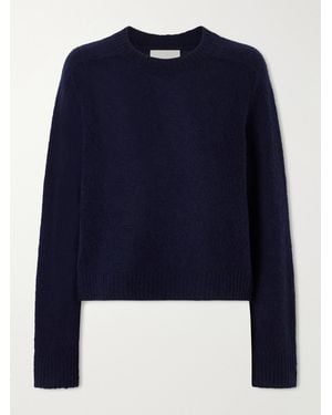 Lisa Yang Solene Cashmere And Silk-Blend Sweater - Blue