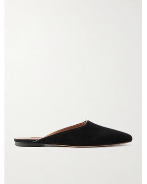Emme Parsons Suede Mules - White