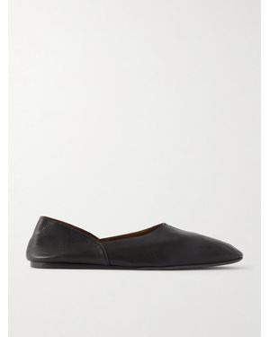 KHAITE Jane Leather Mocassins - White