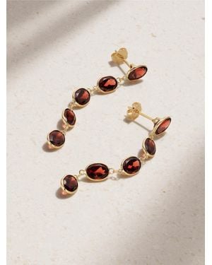 JIA JIA Chakra Garnet Earrings - Natural