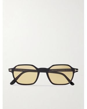 Tom Ford Joey Square-Frame Acetate Sunglasses - Natural