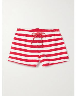 Suzie Kondi Shallis Shorts Aus Gestreiftem Frottee Aus Einer Baumwollmischung