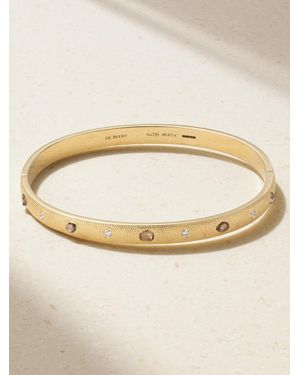 De Beers Talisman 18-Karat Diamond Bangle - Natural