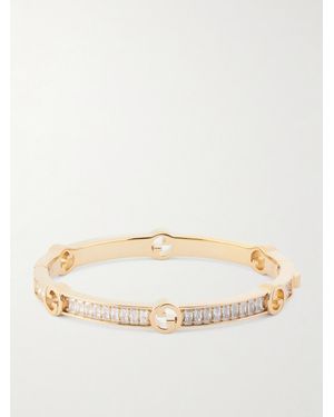 Gucci Bracelet En Métal Et Zircons Cubiques Blondie - Neutre