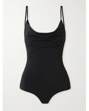 Magda Butrym Draped Swimsuit - Black