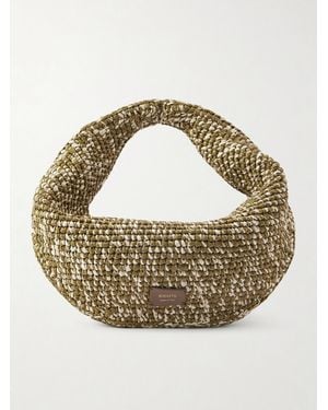 KHAITE Olivia Medium Woven Shoulder Bag - Metallic